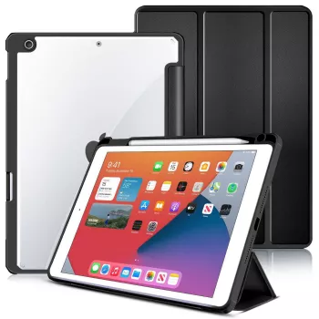 eSTUFF ES68200001-BULK Tablet-Hülle 25,9 cm (10,2 Zoll) Folio Schwarz, Transparent