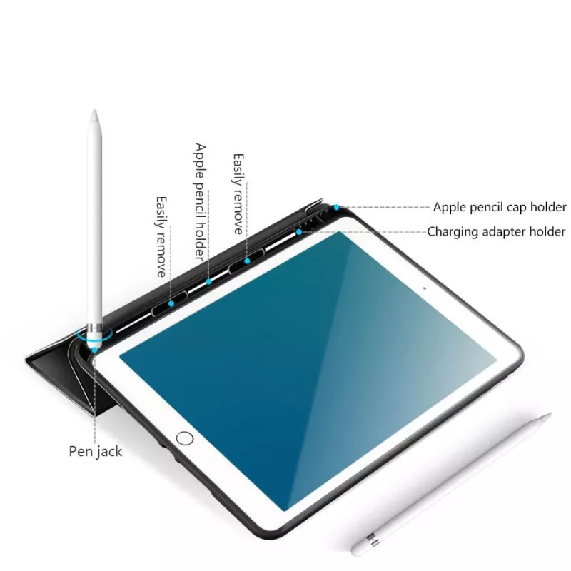 eSTUFF ES682081-BULK Tablet-Hülle 20,1 cm (7,9 Zoll) Folio Schwarz