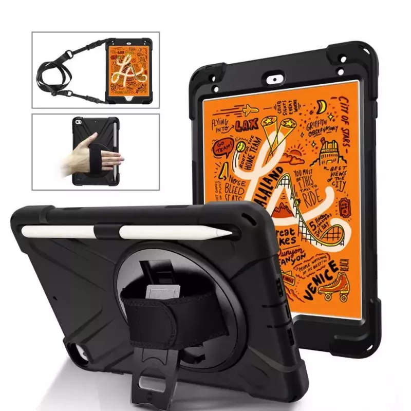 Cover eSTUFF AUSTIN Defender Case für iPad Mini 5/4 Schwarz
