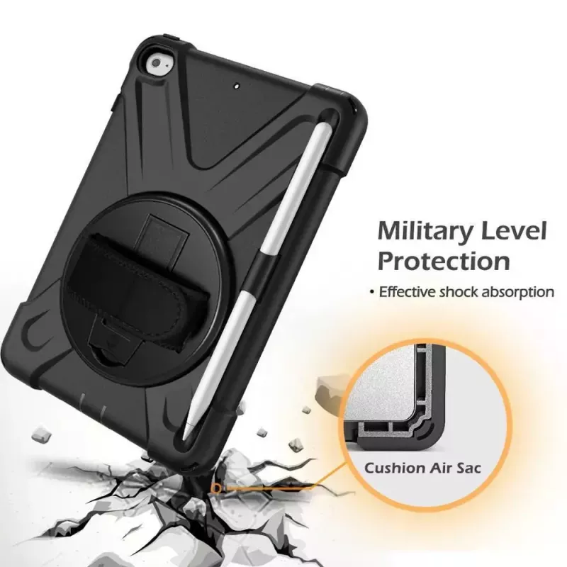 Cover eSTUFF AUSTIN Defender Case für iPad Mini 5/4 Schwarz