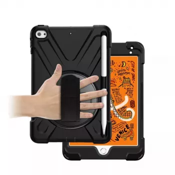 Cover eSTUFF AUSTIN Defender Case für iPad Mini 5/4 Schwarz