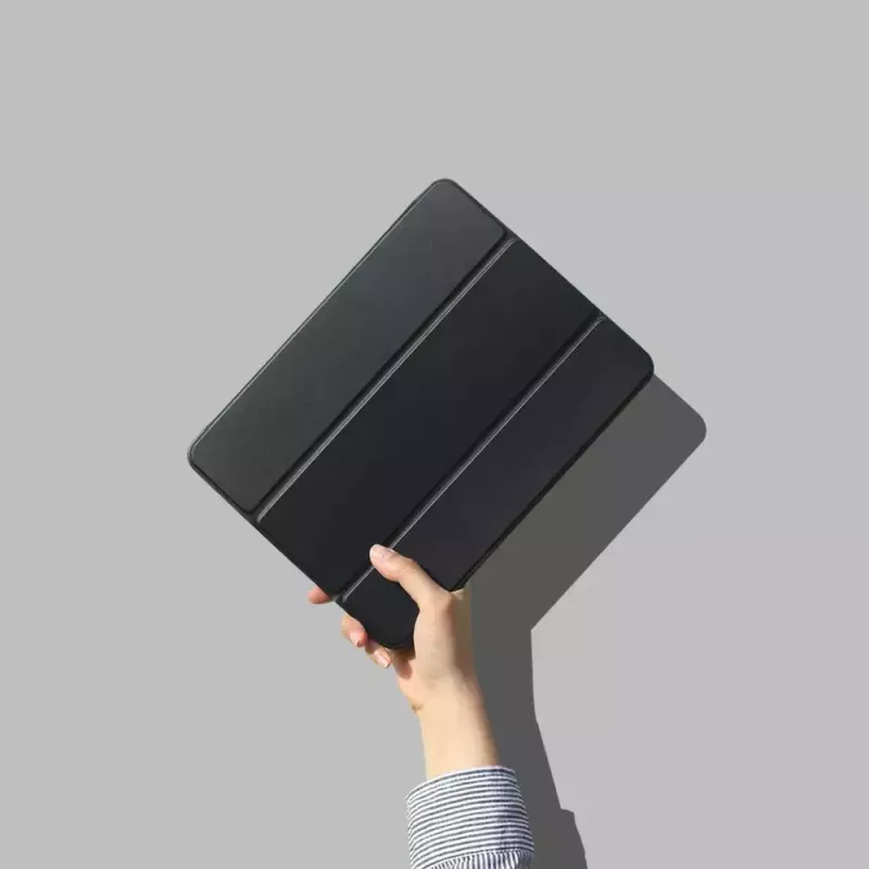 eSTUFF DENVER Folio Case für iPad 10.2 – schwarzes PU-Leder
