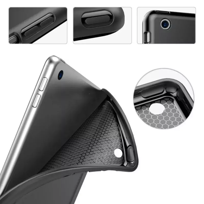 eSTUFF SEATTLE Stiftetui für iPad 9.7 2018/2017 – Pink PU-Leder