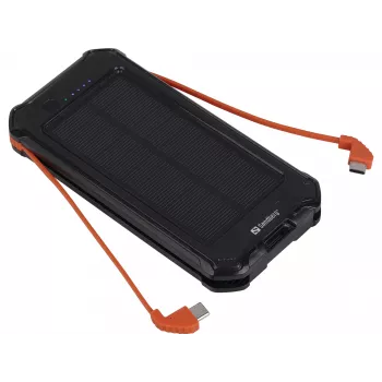 Powerbank Sandberg 3in1 Solar Powerbank 10000 10000 mAh 2A Schwarz