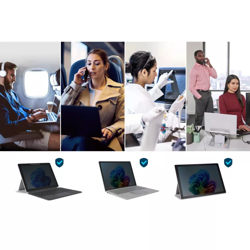 Kensington Blickschutzfilter - 2-seitig abnehmbar für Microsoft Surface Pro 2017