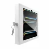 Wandmontierte Sicherheitshalterung für iPad Pro 11 Zoll — Maclocks Compulocks Apex für M4 & M5, weiß, inklusive 2 Schlüssel