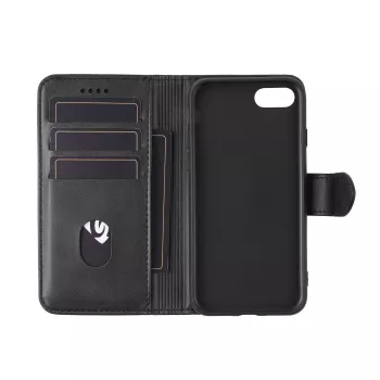 Wallet-Hülle eSTUFF ES67110001-BULK für iPhone SE 2022/2020 Schwarz