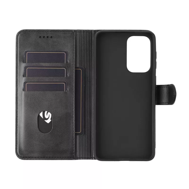 Wallet-Hülle eSTUFF Samsung Galaxy A33 Schwarz Zuverlässiger Schutz einfacher Zugriff