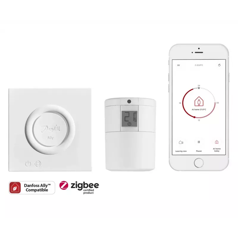 Funkthermostat Danfoss Ally Weiß