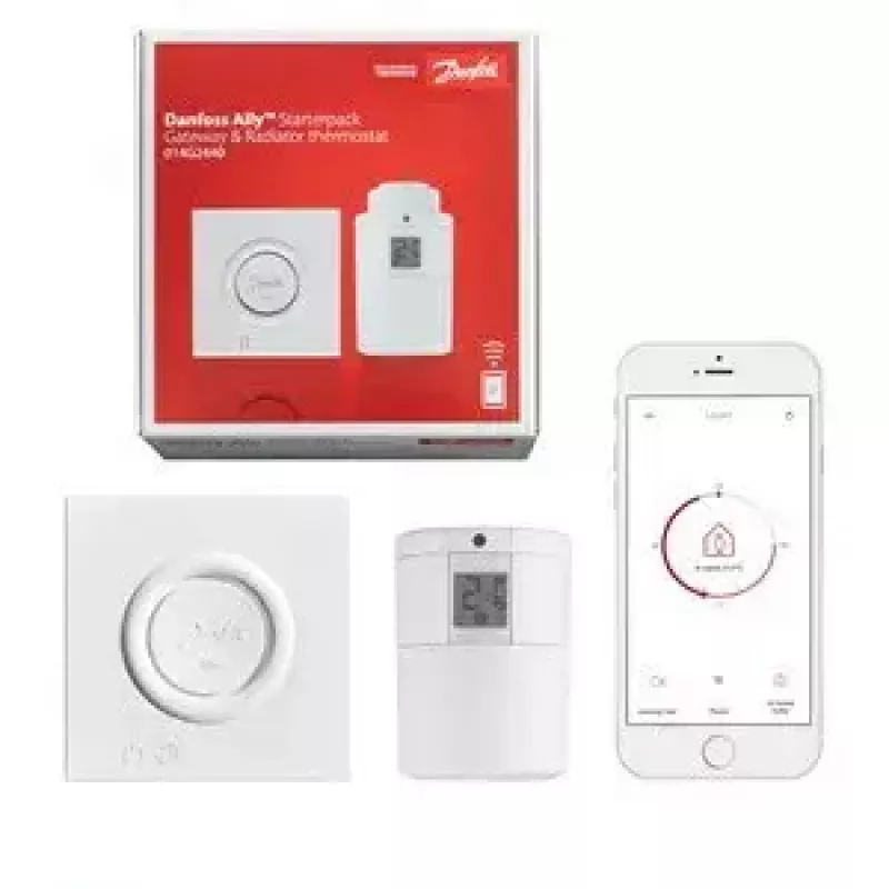 Funkthermostat Danfoss Ally Weiß