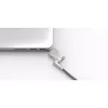 Kabelschloss Compulocks MBA11BRW – Schlüsselschloss, Aluminiumgehäuse, Edelstahlkabel, Silber