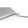 Kabelschloss Compulocks MBA11BRW – Schlüsselschloss, Aluminiumgehäuse, Edelstahlkabel, Silber