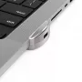 Compulocks Ledge Lock Adapter für MacBook Pro 14 Zoll M1 M2 M3 Silber