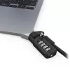 Compulocks Ledge für MacBook Air 13 Zoll M2 und M3 mit Zahlenschloss Silber