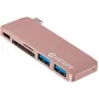 eSTUFF ES84121-ROSE Laptop-Dock/Port-Replikator USB 3.2 Gen 2 (3.1 Gen 2) Typ-C Roségold