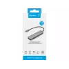Docking-Hub SANDBERG USB-C 6-in-1 MediaDock — USB 3.2 Gen 1 Type-C 10 Gbit/s, 4K HDMI, PD bis zu 100 W, 1×USB-A, 1×USB2.0, grau