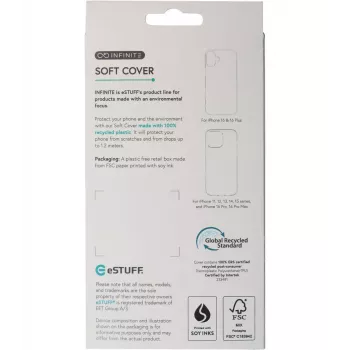 eSTUFF ES67100051 Handyhülle 17 cm (6.7 Zoll) Cover Transparent