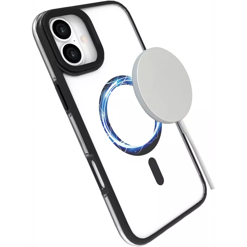 eSTUFF ES67141100 Handyhülle 15,5 cm (6,1 Zoll) Cover Transparent, Schwarz