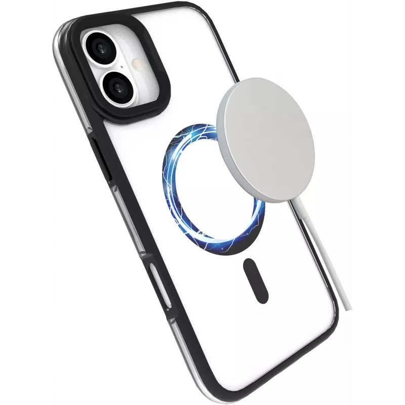 eSTUFF ES67141101 Handyhülle 17 cm (6.7 Zoll) Cover Transparent, Schwarz