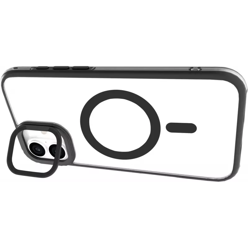 eSTUFF ES67141101 Handyhülle 17 cm (6.7 Zoll) Cover Transparent, Schwarz