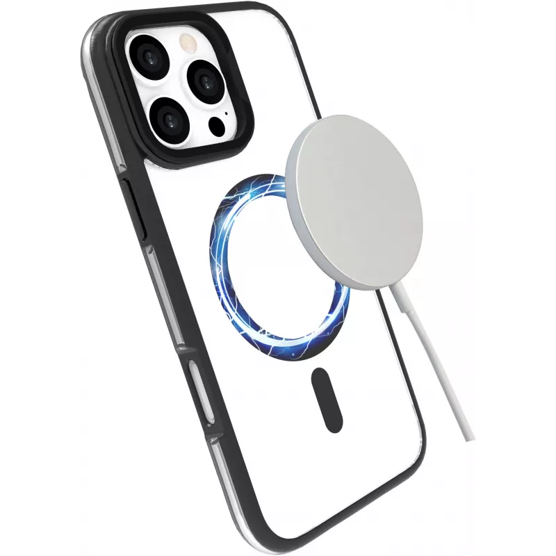Cover eSTUFF ES67141102 iPhone 16 Pro 6,3 Zoll transparent schwarz