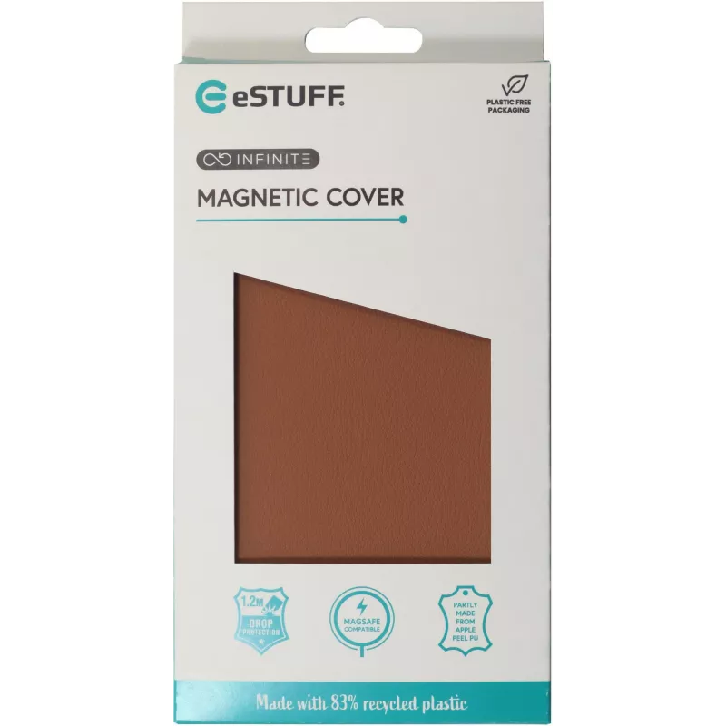 eSTUFF ES67160024 Handyhülle 15,5 cm (6,1 Zoll) Cover Braun