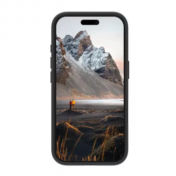 Cover dbramante1928 Iceland Ultra D3O MS Kick iPhone 16 Schwarz