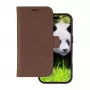 Folio-Hülle dbramante1928 Lynge MagSafe iPhone 16 Pro Dark Tan