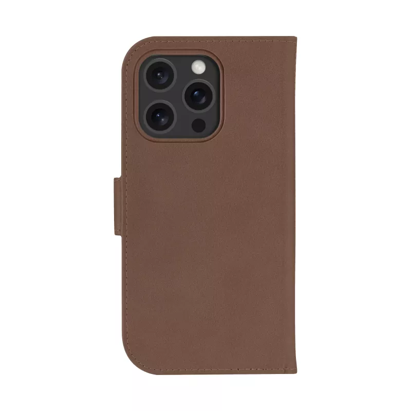 Folio-Hülle dbramante1928 Lynge MagSafe iPhone 16 Pro Dark Tan