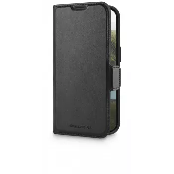 Faltbare Hülle dbramante1928 Oslo Pro für Apple iPhone 16 Schwarz PU Kunststoff