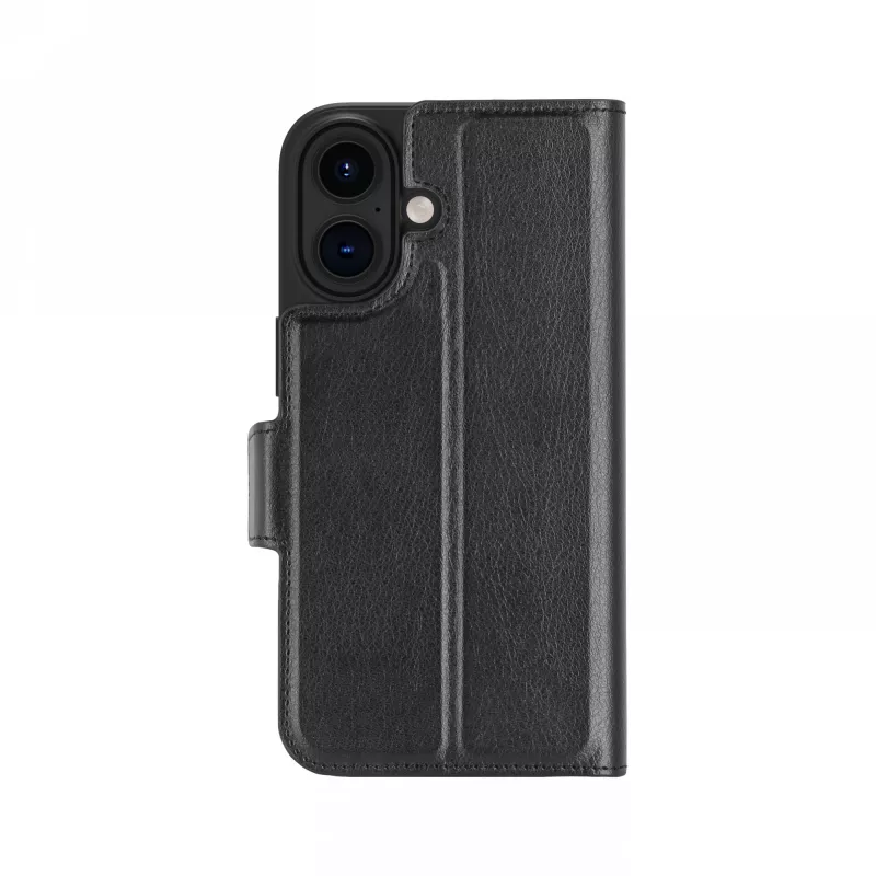 Faltbare Hülle dbramante1928 Oslo Pro für Apple iPhone 16 Schwarz PU Kunststoff