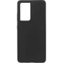 eSTUFF Silk-touch Silikonhülle für Samsung Galaxy S21 Ultra 5G - Schwarz