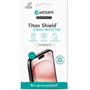 eSTUFF ES501420 Handy-Displayschutzfolie/Backcover-Schutzfolie Klarer Displayschutz Apple 1 Stk.