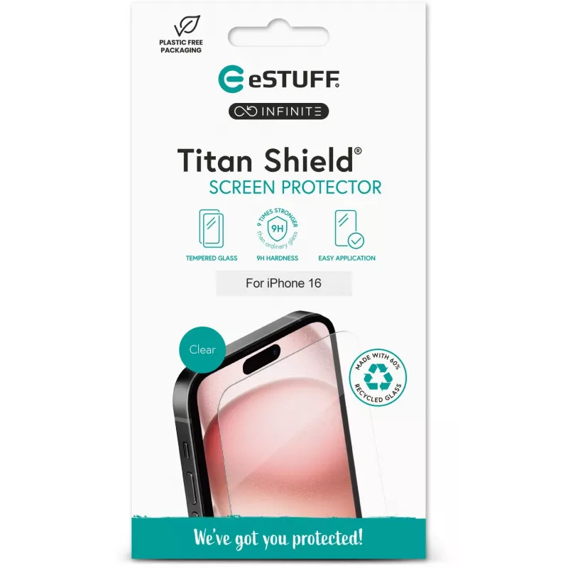 eSTUFF ES501420 Handy-Displayschutzfolie/Backcover-Schutzfolie Klarer Displayschutz Apple 1 Stk.
