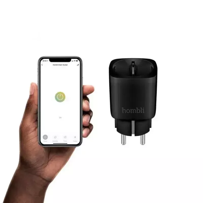 Smart Plug Hombli HBPP-0205 3680 W Indoor Wireless Schwarz