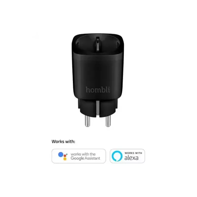 Smart Plug Hombli HBPP-0205 3680 W Indoor Wireless Schwarz