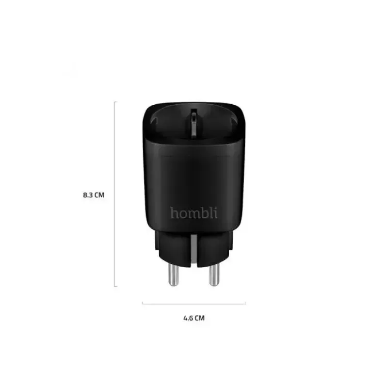 Smart Plug Hombli HBPP-0205 3680 W Indoor Wireless Schwarz