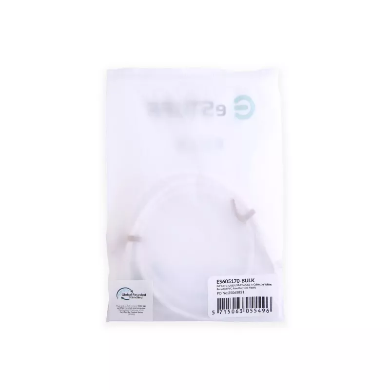 eSTUFF ES605170-BULK USB-Kabel USB 2.0 1 m USB-C USB-A Weiß