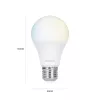 Smarte Glühbirne Hombli E27 9 W Wi‑Fi Weiß