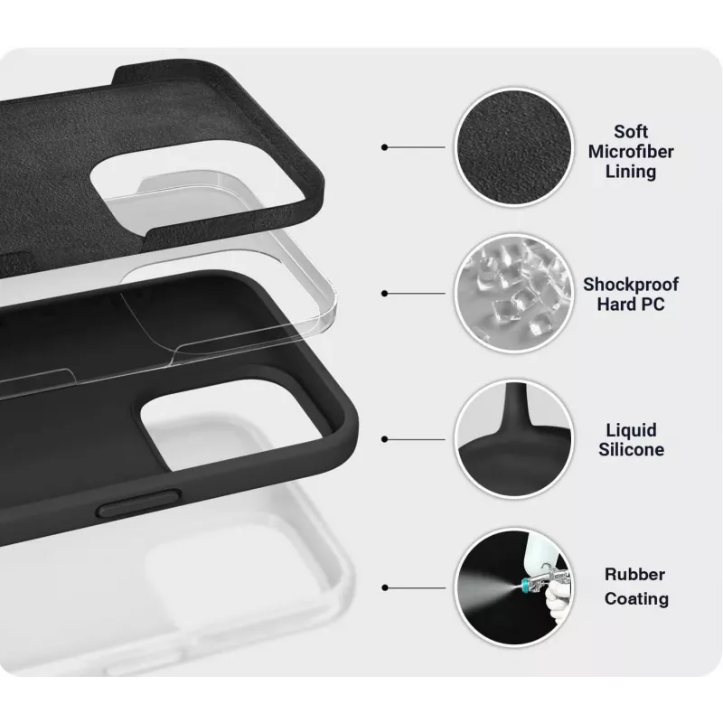 eSTUFF ES67150057-BULK Handyhülle 16 cm (6,3 Zoll) Cover Schwarz