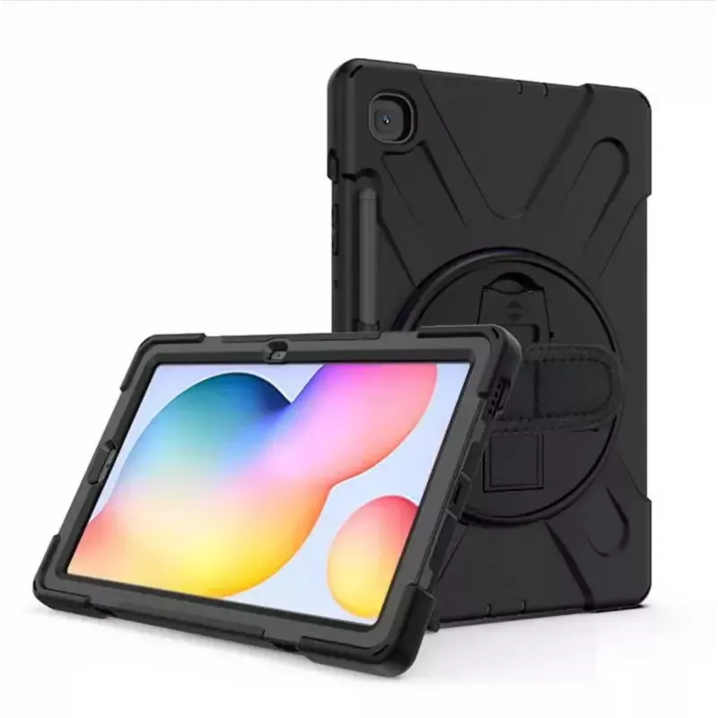 Cover eSTUFF AUSTIN Defender Case für Samsung Galaxy Tab S6 Lite 2022/2020 Schwarz