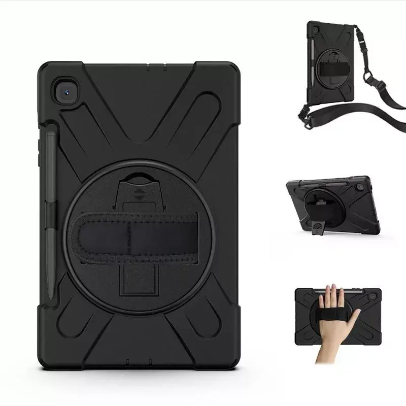 Cover eSTUFF AUSTIN Defender Case für Samsung Galaxy Tab S6 Lite 2022/2020 Schwarz