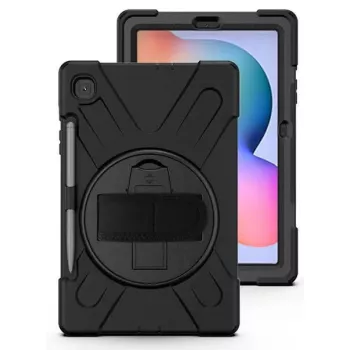 Cover eSTUFF AUSTIN Defender Case für Samsung Galaxy Tab S6 Lite 2022/2020 Schwarz