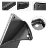 eSTUFF SEATTLE Stiftetui für iPad Air 5/4 10.9 2022/2020 - Schwarzes PU-Leder