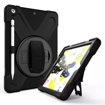 Cover eSTUFF CHICAGO Full Body Defender Case für iPad 10.2 Schwarz
