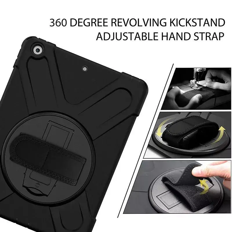 Cover eSTUFF CHICAGO Full Body Defender Case für iPad 10.2 Schwarz