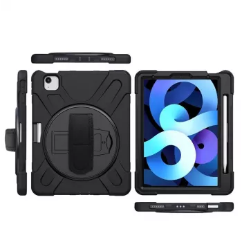 eSTUFF AUSTIN Defender Case für iPad Pro 11 2022/2020/2018/Air 5/4 10.9 – Schwarz