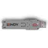Portblocker-Schlüssel Lindy USB Typ A Portblocker-Schlüssel Pink
