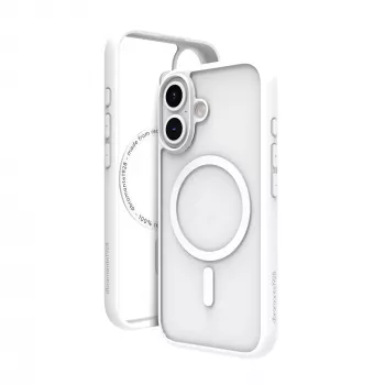 Cover dbramante1928 Grenen MagSafe iPhone 16 Plus Weiß