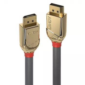 Lindy 3m DisplayPort 1.4 Kabel, Gold Line